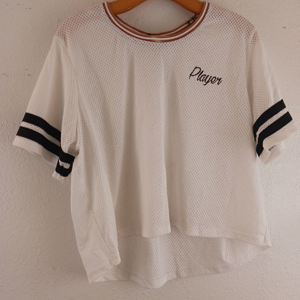 Material Girl crop jersey size XL